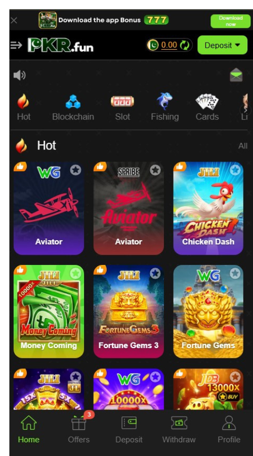 PKRFUN Game 